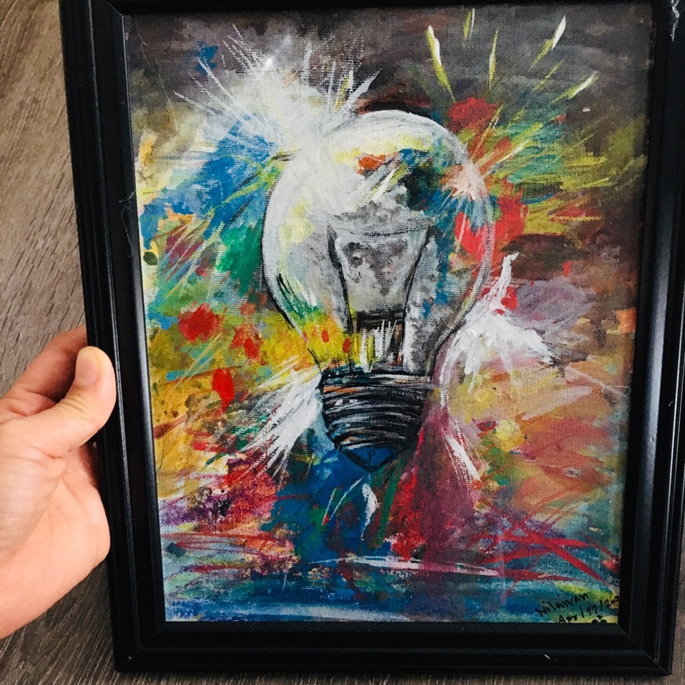 Canvas art paint